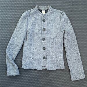 Vintage Khaki Krew Gray Women's Cotton Blazer